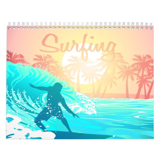 Sunrise Surfer Kalender (Hoes)