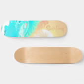 Sunrise Surfer Persoonlijk Skateboard (Horizontaal)