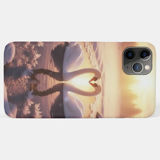 Sunrise Swans - beautiful enchanting Case-Mate iPhone Case (Achterkant (horizontaal))