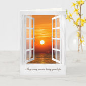 Sunrise Sympathie Kaart (Gele Bloem)