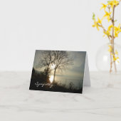 Sunrise Sympathikaart Kaart (Gele Bloem)