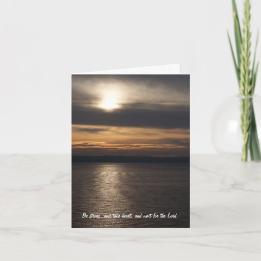 Sunrise Sympathy Card Kaart (Voorkant)