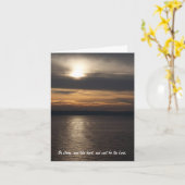 Sunrise Sympathy Card Kaart (Gele Bloem)