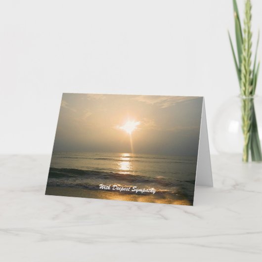 Sunrise Sympathy Card Kaart (Voorkant)