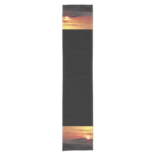 Sunrise Table Runner Korte Tafelloper (Voorkant)