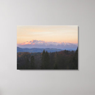 Sunrise Tatras Canvas Afdruk