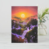 Sunrise Thaw Bedankkaart (Staand voorkant)