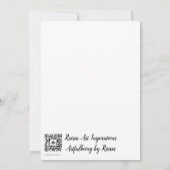 Sunrise Thaw Bedankkaart (Achterkant)