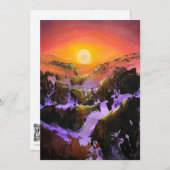 Sunrise Thaw Bedankkaart (Voorkant / Achterkant)