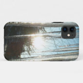 Sunrise Through Icicles Winter Natuur Fotografie Case-Mate iPhone Case (Achterkant (horizontaal))