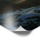 Sunrise Through Icicles Winter Natuur Fotografie Foto Afdruk (Hoek)