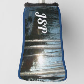 Sunrise Through Icicles Winter Natuur Fotografie Golfheadcover (Draai 90)