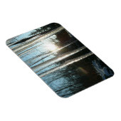 Sunrise Through Icicles Winter Natuur Fotografie Magneet (Rechterzijde)