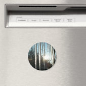 Sunrise Through Icicles Winter Natuur Fotografie Magneet (Insitu (Vaatwasser))