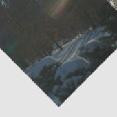 Sunrise Through Icicles Winter Natuur Fotografie Tissuepapier (Detail)