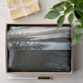 Sunrise Through Icicles Winter Natuur Fotografie Tissuepapier (Geschenk)