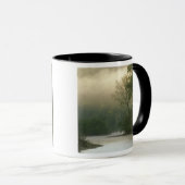 Sunrise through mist bekeken vanuit Red Bluff, Mok (Voorkant rechts)