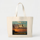 Sunrise Through the Dunes Grote Tote Bag (Voorkant)