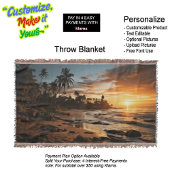 Sunrise Throw Blanket 1 Deken