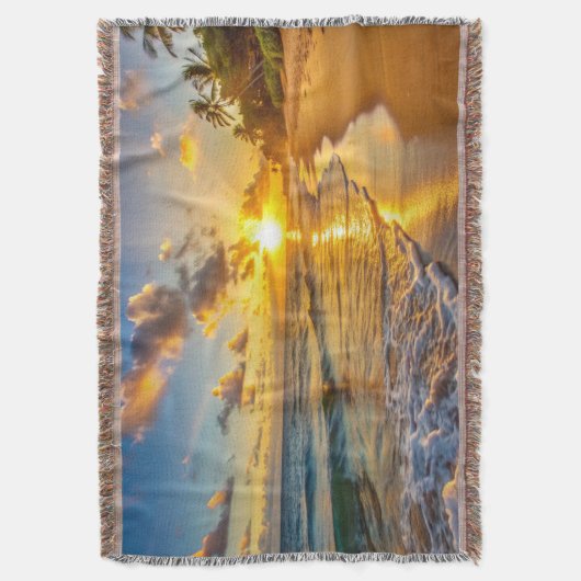 Sunrise Throw Blanket 2 Deken (Voorkant Verticaal)
