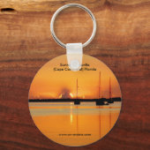 Sunrise Titusville (Cape Canaveral) Florida Sleutelhanger (Voorkant)