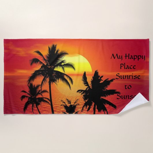 Sunrise to Sunset Beach Towel Strandlaken (Voorkant)