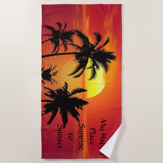 Sunrise to Sunset Beach Towel Strandlaken (Voorkant)