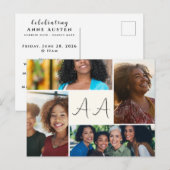 Sunrise to Sunset Funeral Invitation Aankondigingskaart (Voorkant / Achterkant)