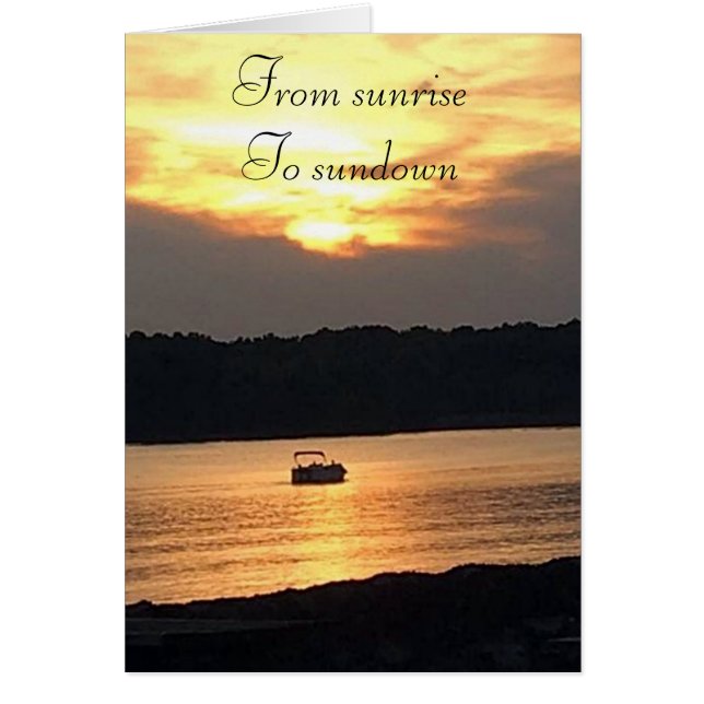 "SUNRISE TO SUNSET" IK HOOP VAN ELKE UITGEDRAGEN W (Voorkant)