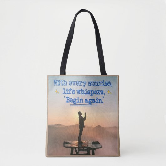 Sunrise Tote Bag (Voorkant)