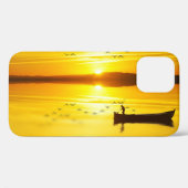 Sunrise Traditionele visser boot Case-Mate iPhone Case (Achterkant (horizontaal))