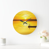 Sunrise Traditionele visser boot Grote Klok (Huis)