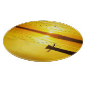 Sunrise Traditionele visser boot Snijplank (Hoek)
