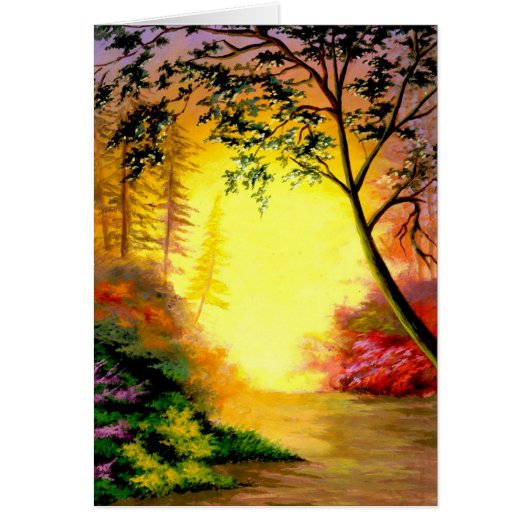 Sunrise Trail Note Card (Voorkant)