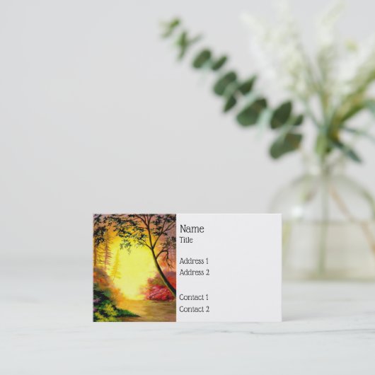 Sunrise Trail Visitekaartje (Staand voorkant)