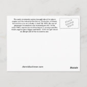 Sunrise Train Briefkaart (Achterkant)