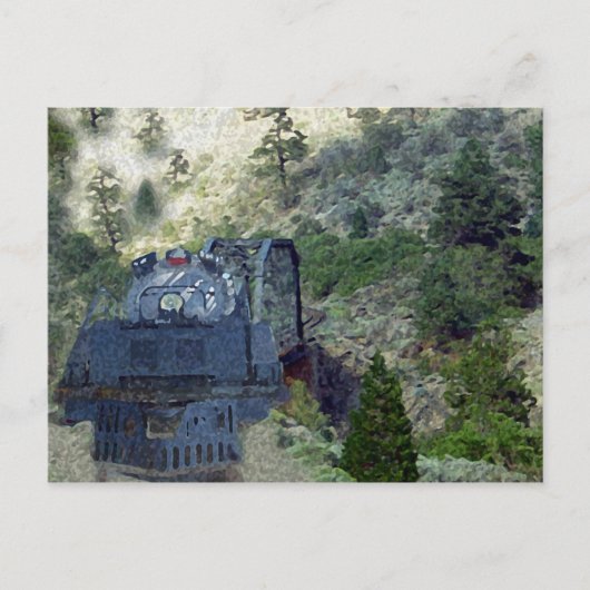 Sunrise Train Briefkaart (Voorkant)