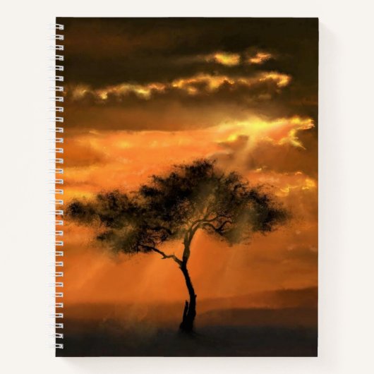 Sunrise Tree-Notitieboek Notitieboek (Voorkant)