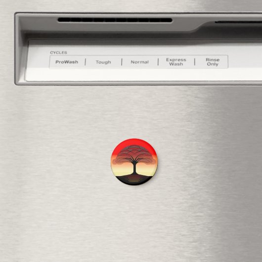 Sunrise Tree of Life Magnet (Insitu (Vaatwasser))