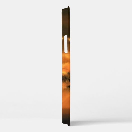 Sunrise Tree Sunbeams iPhone Case (Achterkant / Rechts)