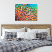 Sunrise Treetop Birds II Canvas Afdruk (Insitu (Slaapkamer))