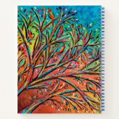 Sunrise Treetop Birds II Notitieboek (Achterkant)