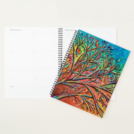Sunrise Treetop Birds II Planner (Display)