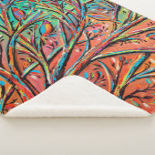 Sunrise Treetop Birds II Sherpa Deken (3/4)