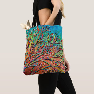 Sunrise Treetop Birds II Tote Bag