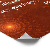 Sunrise tweedubbele Philippians 3:8 poster (Hoek)