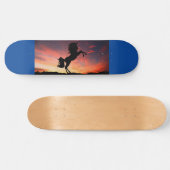 Sunrise Unicorn Skateboard (Horizontaal)
