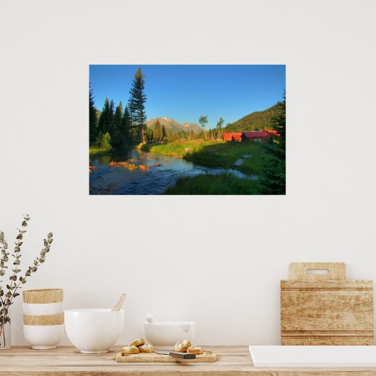 Sunrise Up Canyon Poster (Keuken)