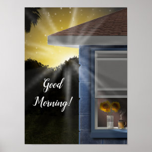 Sunrise van Sara Motolanez Poster