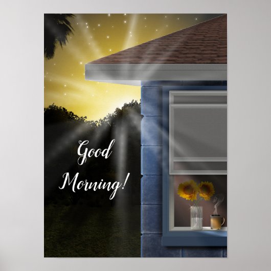Sunrise van Sara Motolanez Poster (Voorkant)